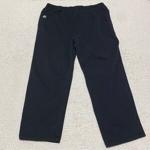 VTG 90s Russell Athletic Sweatpants Men’s XL Black Straight Loose Fit Gym
